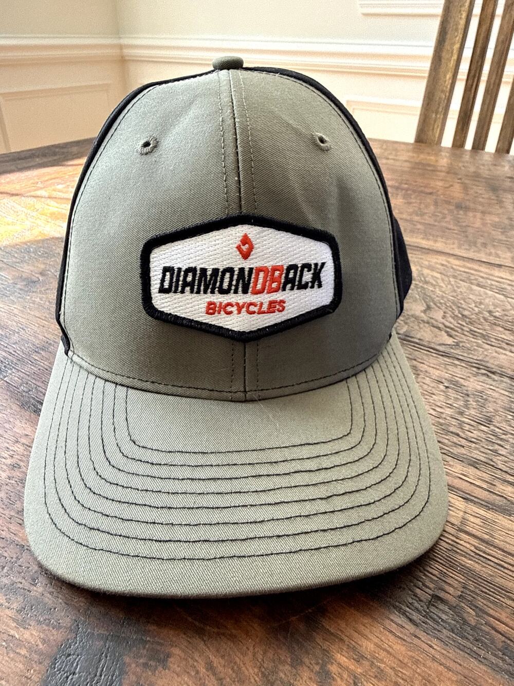 Diamondback Bicycles Strapback Hat Olive Green BMX & Mountain Bike Baseball Cap